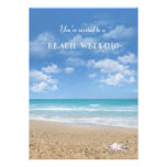 Beach Wedding Custom Announcements