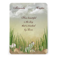 Beach Wedding Invite