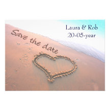 beach wedding Save the date Personalized Announcement