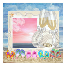 Beach Wedding - SRF Personalised Announcement