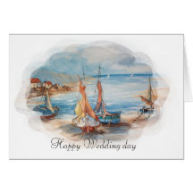 beach weddings card