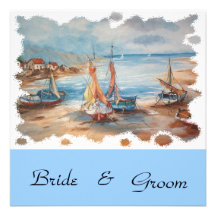 beach weddings invitation