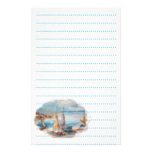 beach weddings stationery