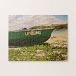 Beached Island Boat Jigsaw Puzzle puzzles