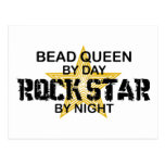 Bead Queen Rock Star by Night Postcard