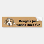 Beagle Bumper Sticker