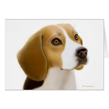 Beagle Greeting Card