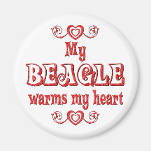 BEAGLE  Love Fridge Magnet