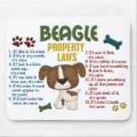 Beagle Property Laws 4 Mousemats