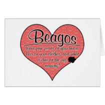 Beago Paw Prints Dog Humour cards