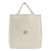 Beam Me Back Embroidered Bag