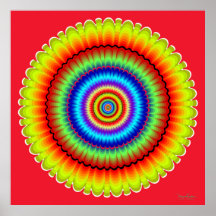 Beaming Flower with Mystical Power Posters