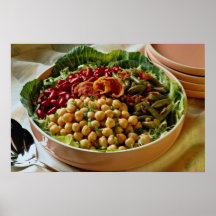 Bean salad for food lovers posters