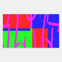 Bean Saw 3 Rectangle Sticker