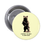 Bear arms Grizzly Bear Pins