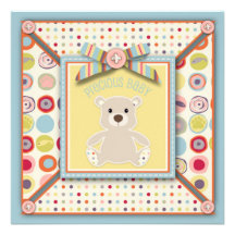 Bear Bear Invitation Square