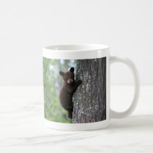 Bear Cub Climbing a Tree Mug