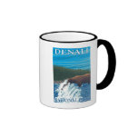 Bear Fishing in River - Denali National Park, Mug