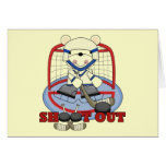 Bear Goalie Shoot Out Hockey Tshirts and Gifts Cards