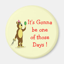 bear hair day magnets