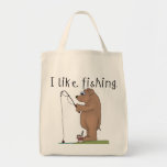 Bear I Like Fishing Tshirts and Gifts Bag