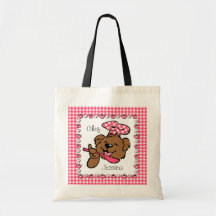 Bear Little Chef Custom Bag