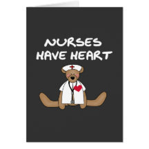 Bear Nurses Have Heart T-shirts and Gifts Cards