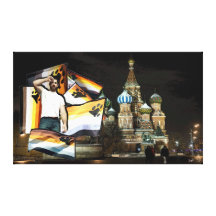 Bear Pride Moscow on Canvas Canvas Prints