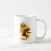 Bear Running From Bees Coffee Mug