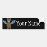 Bear With Sharks For Arms Bumper Sticker
