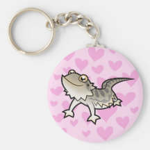 Bearded Dragon / Rankin Dragon Love Key Chains