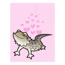 Bearded Dragon / Rankin Dragon Love Postcards