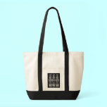 Beardsley Abstract Monogram Tote Bag bags