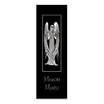 Beardsley Angel Mourning Card Business Cards