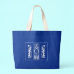 Beardsley Angels Monogram Tote Bag bags