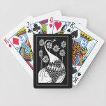 Beardsley Nouveau Peacock Playing Cards playing cards