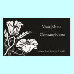 Beardsley Poppies Elegant Business Card business cards
