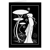 Beardsley Sorceress LeFey Note Card