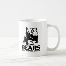bears godless killing machines humour funny tshirt coffee mug
