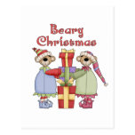 Beary Christmas Presents Postcard