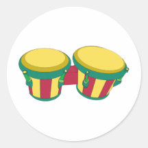 Beat Round Stickers