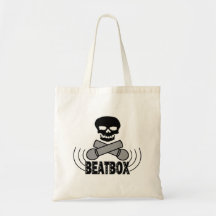 Beatbox Skull & Crossbone Mics Canvas Bag