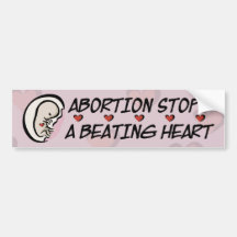 Beating Heart Bumper Sticker
