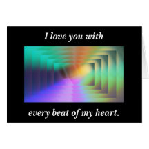 Beating Heart Valentine Greeting Cards