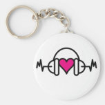 Beats of love Keychain
