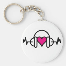 Beats of love Keychain