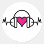 Beats of love Sticker