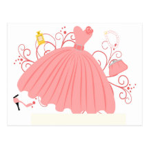 Beautiful, Beautiful Dress Postcard
