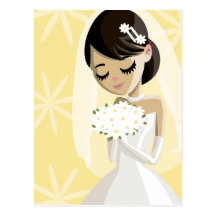 Beautiful Brides Postcard