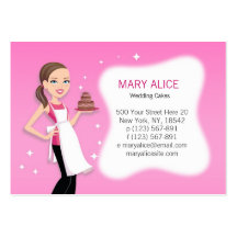 Beautiful Business Card for Bakery, Cooks, Chefs..